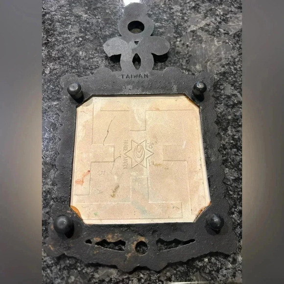 Rare Vintage Cast Iron & Ceramic Tile "The Irish Prayer" See Description - Picture 3 of 6